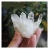 Kigauru Natural crystal rough 1pcs Natural stone white crystal clear quartz Crystal Cluster Energy ornaments White quartz cluster Crystal Mineral Specimen (Size : 20-40g) view 1