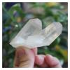 Kigauru Natural crystal rough 1pcs Natural stone white crystal clear quartz Crystal Cluster Energy ornaments White quartz cluster Crystal Mineral Specimen (Size : 20-40g) view 2