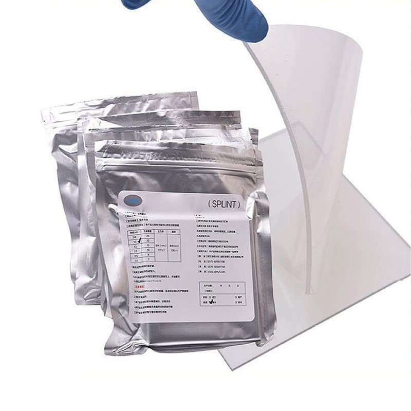 15 PCS Lab Splint Thermoforming Material for Vacuum Forming Hard 5" x 5"(1.5mm)