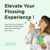 PIICO Piico Xylitol Floss Picks, 100 Count - Unbreakable, Shred-Resistant, Resealable, Unique Flavored Dental Flossers for Adults, Portable view 3