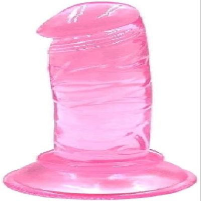 6 Inch Pink Soft Leisure Product with Suction Cup Easy to Clean