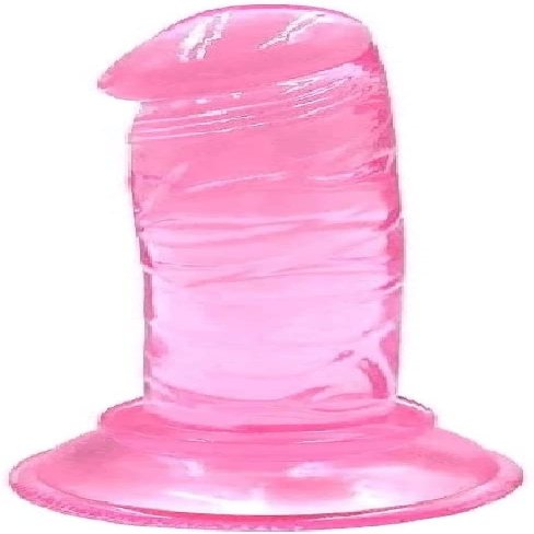 6 Inch Pink Soft Leisure Product with Suction Cup Easy to Clean