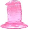 6 Inch Pink Soft Leisure Product with Suction Cup Easy to Clean view 1