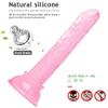 6 Inch Pink Soft Leisure Product with Suction Cup Easy to Clean view 3