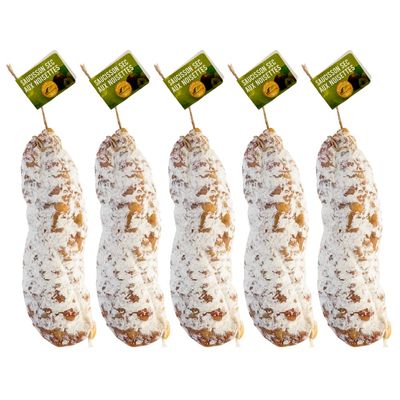 BonneBouffe Hazelnut Saucissons +/- 160 grams x 5