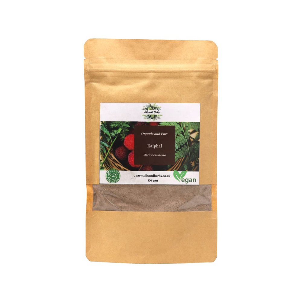 Clean Organic Kaiphal Powder - Myrica Esculenta -100% Pure and Natural (100)