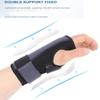 1Pcs Adjustable Wrist Fitted Stabilizer Splint Carpal Tunnel Hand Compression Support Wrap For Wrist Injuries Pain Relief,Grey Left,S view 2