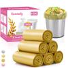 4 Gallon 180pcs Small Gold Trash Bags Strong Golden Garbage Bags, Bathroom Trash Can Bin Liners, Gold Plastic Bags for Home Office, Waste Basket Liner, Fit 12-15 Liter, 3,3.5,4,4.5 GalGolden 180 view 1