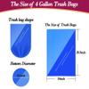 4 Gallon 180pcs Small Gold Trash Bags Strong Golden Garbage Bags, Bathroom Trash Can Bin Liners, Gold Plastic Bags for Home Office, Waste Basket Liner, Fit 12-15 Liter, 3,3.5,4,4.5 GalGolden 180 view 2