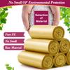 4 Gallon 180pcs Small Gold Trash Bags Strong Golden Garbage Bags, Bathroom Trash Can Bin Liners, Gold Plastic Bags for Home Office, Waste Basket Liner, Fit 12-15 Liter, 3,3.5,4,4.5 GalGolden 180 view 4