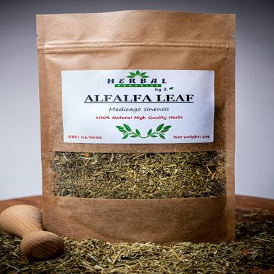 Alfalfa Tea Lucerne Dried Herb 50g - Herbal Remedies by J.