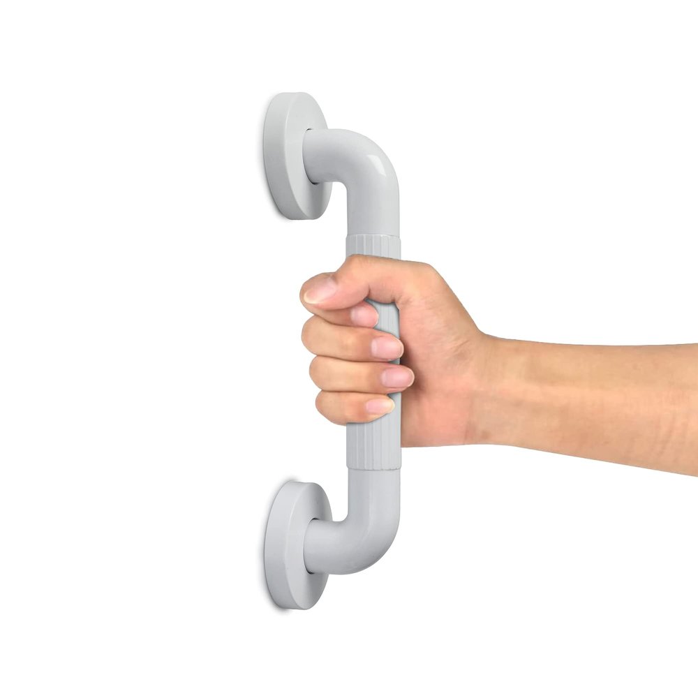 Blue Canyon Epsom ABS White Grab Bar  ABS Grab Bars for Bathtubs & Shower, Bathroom ABS Grab Bars for Seniors, Grab Rail, Hand Rail, Stainless Steel Grab Rails for Outdoor & Indoor 12