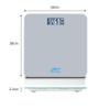 Professional Ultra Thin Tempered Glass Digital Personal Scale with LCD Display Max 150kg (Grey) view 2