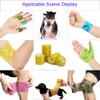 LTLCLZ 14Rolls Set Army Elastic Sport Bandage 4.5M Camouflage Self Adhesive Bandage Hunting Disguise Fitness Knee Support Pads Ankle Kinesiology,7.5CM High Set view 2