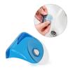 kwmobile 2X Razor Holder with Suction Cup - Self-Adhesive Shaver Wall Mount - Bathroom Organizer for Glass and Tiles - Blue/Light Blue view 2