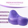 thickvalley BBL Inflatable Chair Sofa After Surgery for Butt, with Air Pump & Ottoman, BBL Post Surgery Supplies for Brazilian Butt Lift After Surgery Sitting/Sleeping/Relaxation,Blue view 4