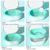 Denture Bath Box and Denture Brush Denture&Retainer Set, Denture Case with Mirror (White) view 3