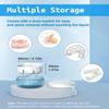 Denture Bath Box, Retainer Case for Braces, Leakproof Portable Retainer Box, Denture Cleaning Kit with Cleaner Brush Carabiner, Strainer & Mirror, Denture Cup for Aligner Retainer Mouth Guard view 3