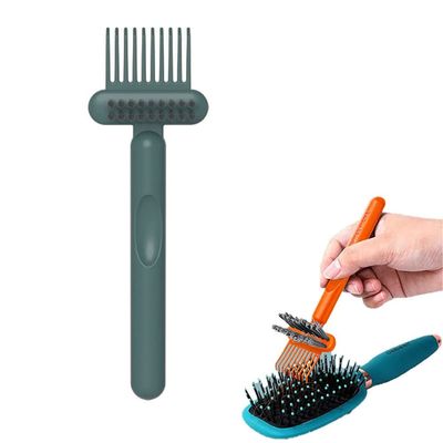 2-In-1 Hair Brush Cleaning Tool Comb Cleaning Brush Comb Cleaner Brush Hair Brush Cleaner Mini Hair Brush Remover Rake for Removing Hair Dust Home and Salon Use