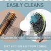 2-In-1 Hair Brush Cleaning Tool Comb Cleaning Brush Comb Cleaner Brush Hair Brush Cleaner Mini Hair Brush Remover Rake for Removing Hair Dust Home and Salon Use view 3