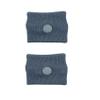 1 Pair Motion Sickness Wristbands, Natural Nausea Relief Bands for Kids &Adults, Anti-Nausea Wristbands, for Car Sea Sickness Travel Sickness Pregnancy Morning Sickness (Grey) view 1