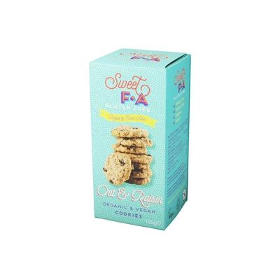 Organic Gluten Free Oat Raisin Cookies