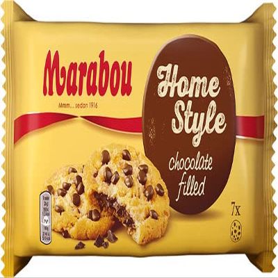 Marabou Milk Chocolate with Chocolate Cream Filling Biscuits 1 Box of 182g 6.4oz