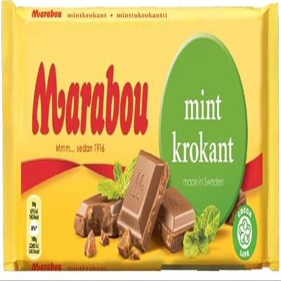 Marabou Mint Chocolate 20 Bars of 200g 142oz