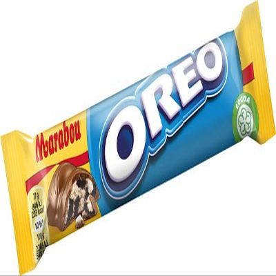 Marabou Oreo Biscuit, Milk Chocolate and Vanilla Cream Chocolate 30 Bars of 37g 39oz