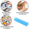 1 Pcs Pill Box Organiser 7 Day One Time a Day Pill Dispenser Storage Case for Medication Supplements Vitamins and Cod Liver Oil (Blue) view 2