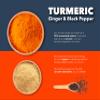 Turmeric Tablets 4000mg per Serving (2400mg Turmeric, 1400mg Ginger, 200 mg Black Pepper) | 180 High Strength Curcumin Tablet Supplements| Vegan and Gluten Free | UK Made view 3