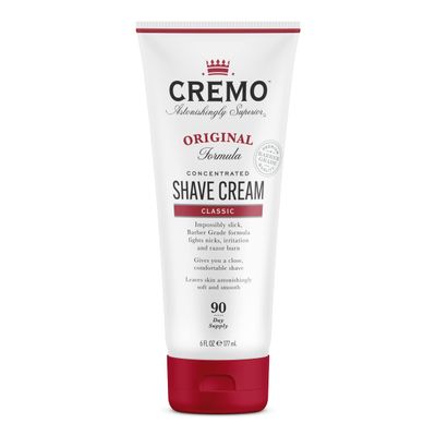 Cremo Original Concentrated Shaving Cream for Men, Men's Skin Care Shave Cream, Fights Razor Burn, 177 ml