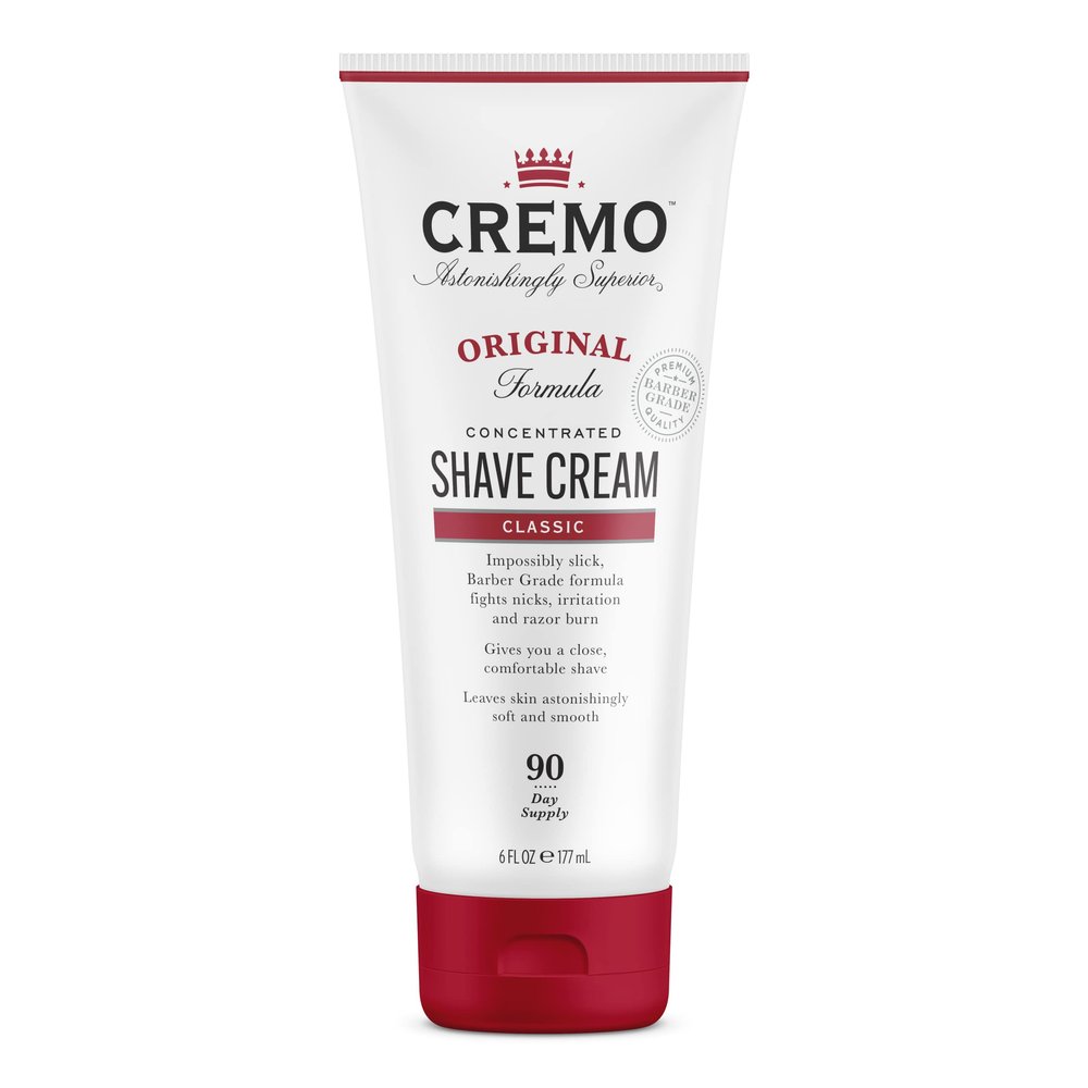 Cremo Original Concentrated Shaving Cream for Men, Men's Skin Care Shave Cream, Fights Razor Burn, 177 ml