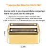 2 Pack Replacement Foil and Cutters compatible with BaBylissPRO Double Foil Shaver, Replacement Foil for BaBylissPRO Barberology FXFS2 Shaver,Golden view 2