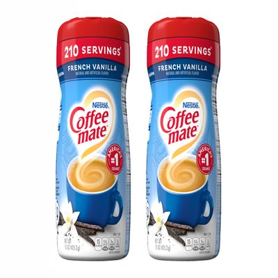The Bramble Bay Coffee-Mate French Vanilla Powder Creamer 15oz | Transform Your Coffee into Warm Deliciousness | Pack of 2