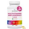 Bandini Multivitamin | 365 High Strength Tablets (1 Year Supply) | Complex of 24 Vitamins and Minerals | Support Energy Metabolism and Immune Function | for Men and Women view 1