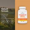 Bandini Vitamin D 60,000 IU/Month 400 Tablets (+1 Year), Immune Defence, Bone, Teeth and Muscle Health, Calcium Metabolism, 50 mcg Cholecalciferol, Pure Vitamins D3, VIT D 3 High Dosage view 4