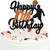 Basketball Happy 10th Birthday Cake Topper - Boy's Ten Years Old Party Basketball Stars Sports Party Decorations - Basketball Player Scene Themed For Boy's Birthday Party Supplies view 1
