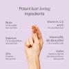 Hair Vitamins with 1000 mcg Biotin, Hair Growth Gummies with Zinc, Selenium, Iodine, and Other Essential nutrients, Strawberry Flavor, 60 Gummies, Tummy Tox Hair Care view 2