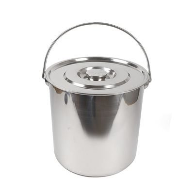 20L Kitchen Bucket, Stainless Steel Bucket with a Lid, Food Bucket Milk Bucket Water Bucket Ice Bucket Soup Container