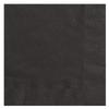 Trimming Shop Disposable Midnight Black Paper Napkins 2 Ply, 6.5" x 6.5" Solid Luncheon Napkins 20pcs, Disposable Serviettes, Tableware for Indoor, Outdoor Dining, Birthday, Wedding, Garden Party view 1