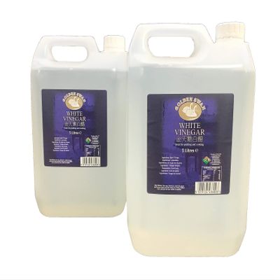 GOLDEN SWAN White Vinegar 5 Litres (Pack of 2)