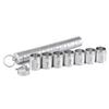 Metal Weekly Pill Box Split Within 7 Days Modern Keychain for Bag Strong Tightness Waterproof Medicine Organiz,Silver view 3