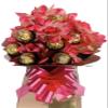 Chocolate Gift Box Hamper Ferrero Lindor lind Birthday Present Bouquet Sweets Candy Red Blue Pink Cadbury Personalised (Small)