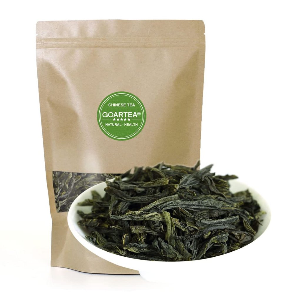 GOARTEA 2Pcs 250g / 17.6oz Premium Anhui Spring Liuan Guapian Gua Pian Melon Slice Loose Leaf Green Tea Bags Chinese Tea
