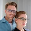 OPULIZE Ted Reading Glasses 3 Pack Narrow Matt Lightweight Frame Black Transparent Khaki Grey Spring Hinges Scratch Resistant Mens Womens RRR17-167 +2.00 view 3
