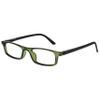 OPULIZE Ted Reading Glasses 3 Pack Narrow Matt Lightweight Frame Black Transparent Khaki Grey Spring Hinges Scratch Resistant Mens Womens RRR17-167 +2.00 view 4