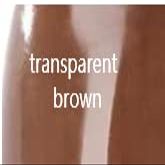 100% Natural Latex Catsuit Sexy Rubber Long Sleeves W Back and Crotch Zipper High Neck,Transparent Brown,XS