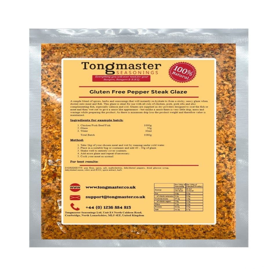 Gluten Free Pepper Steak - Coater/Rub - 2kg