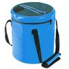 DUNAKE Collapsible Bucket With Lid,16L Collapsible Bucket Bag With Handle, Folding Water Bucket, Portable Water Container Pail For Camping, Fishing, Gardening, Outdoor (Color : Blue) view 1